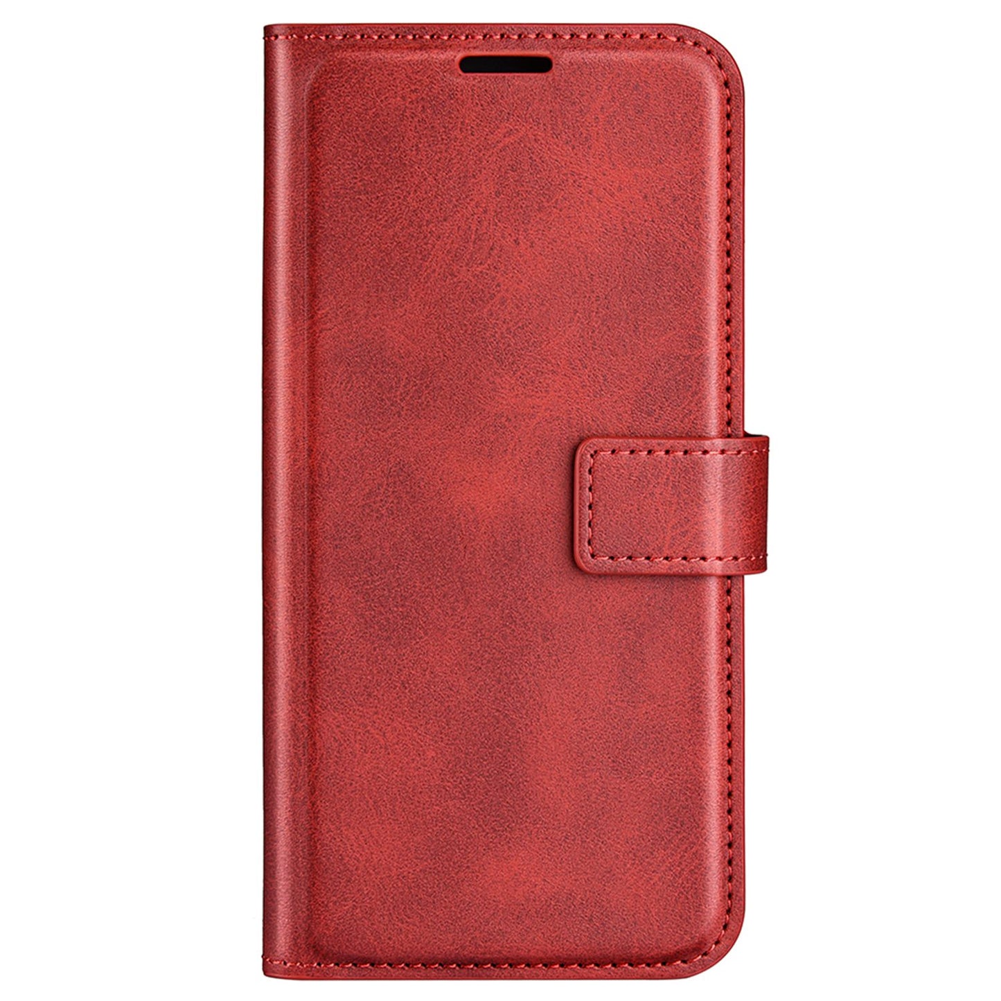 For ZTE Blade A52 Anti-drop Phone Case PU Leather Stand Wallet Feature Magnetic Cover Square Wear-resistant TPU Flip Book Cover