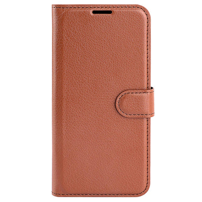 For ZTE Blade A52 Anti-scratch Litchi Texture Wallet Case PU Leather Stand TPU Inner Shell Drop-proof Flip Folio Cover