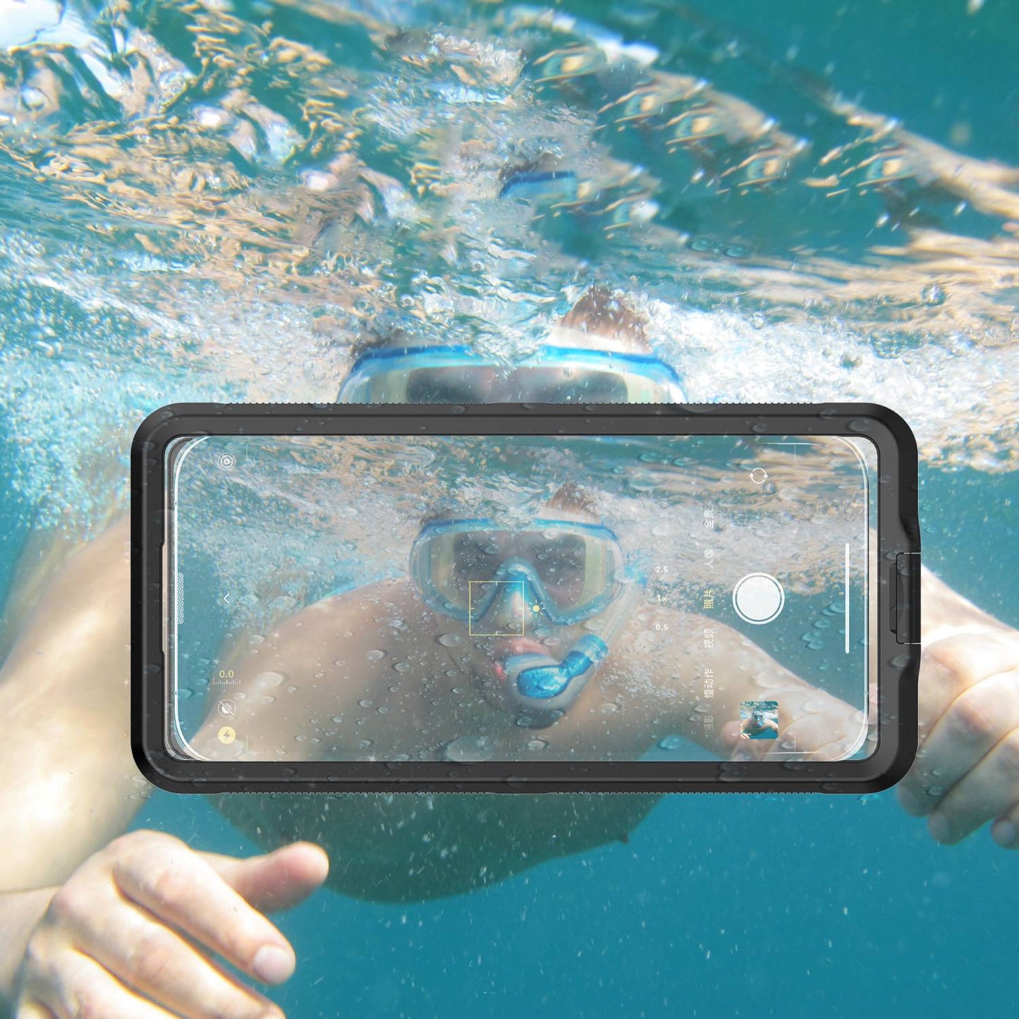 OXTERLAI IP68 Waterproof 5.8 - 7 inch Touch Screen Full Seal Underwater Phone Protective Cover