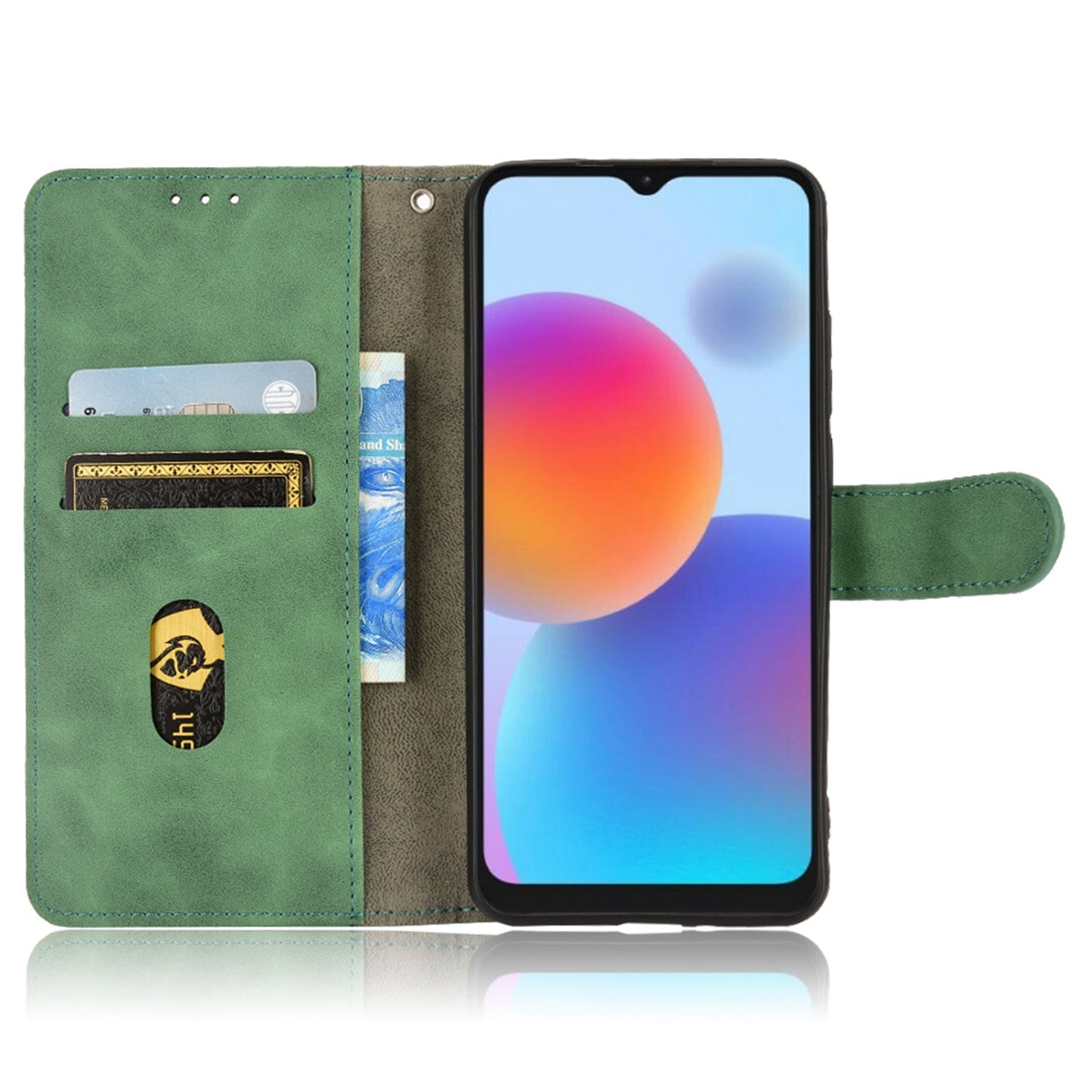 For ZTE Blade A52 Anti-scratch Skin-touch Feeling Cell Phone Case Magnetic Clasp PU Leather Wallet Stand Protector with Strap