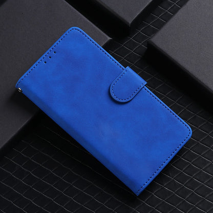 For ZTE Blade A52 Anti-scratch Skin-touch Feeling Cell Phone Case Magnetic Clasp PU Leather Wallet Stand Protector with Strap