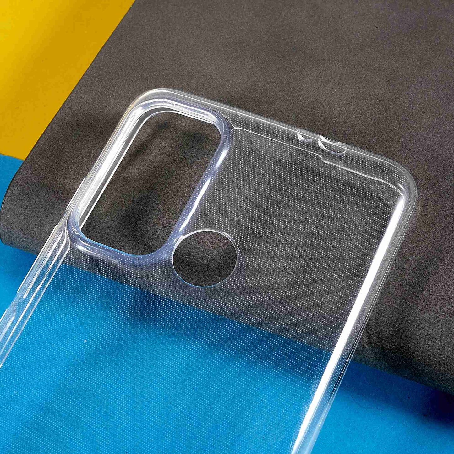 For Motorola Moto G60 HD Transparent Ultra-slim TPU Shockproof Anti-scratch Phone Protective Case