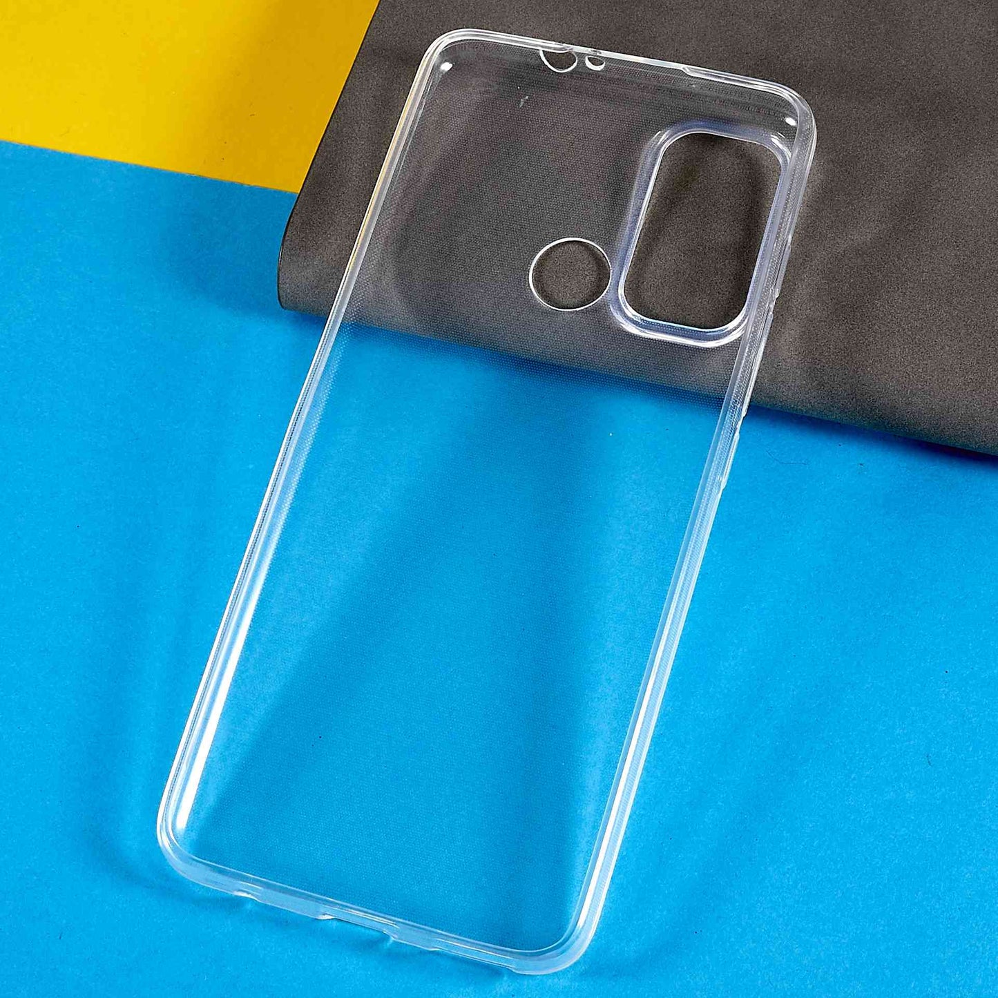 For Motorola Moto G60 HD Transparent Ultra-slim TPU Shockproof Anti-scratch Phone Protective Case