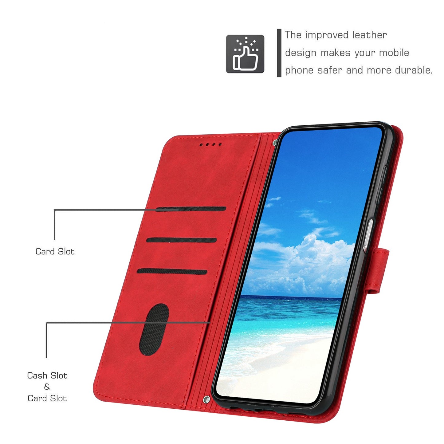 For Motorola Moto G Stylus 5G (2022) Heart Shape Imprinted Wallet Flip Cover Skin-touch Feeling PU Leather Stand Magnetic Protective Case with Strap