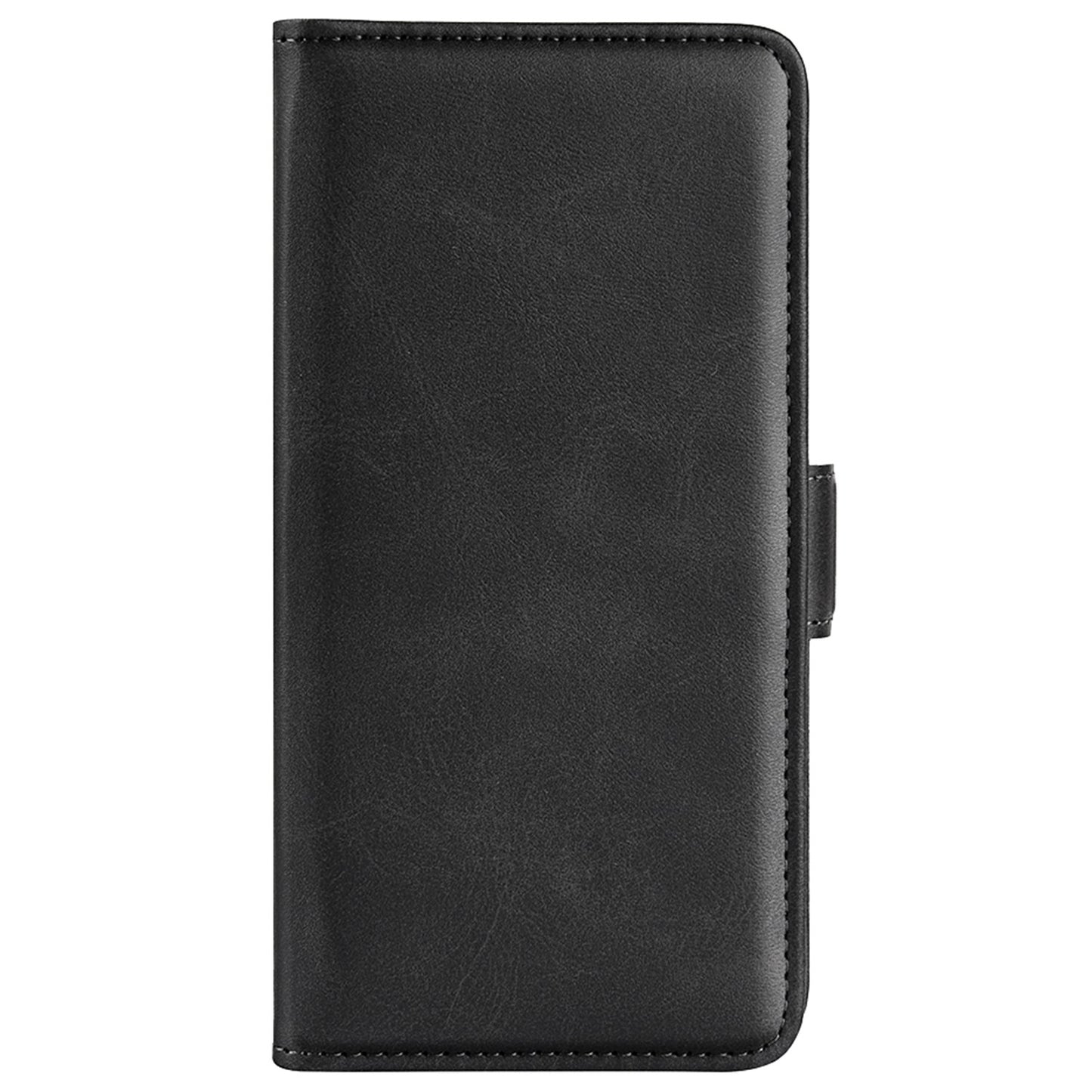 Anti-Drop Phone Case for ZTE Axon 40 Pro 5G Wallet Phone Case Double Textured PU Leather Magnetic Clasp Flip Cover with Stand