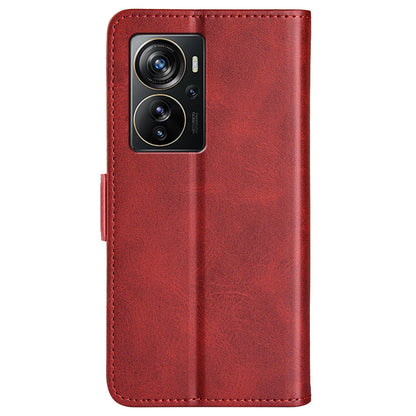 Anti-Drop Phone Case for ZTE Axon 40 Pro 5G Wallet Phone Case Double Textured PU Leather Magnetic Clasp Flip Cover with Stand