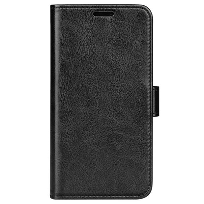 Crazy Horse Texture Leather Phone Case for ZTE Axon 40 Pro 5G Shockproof Folio Flip Cover Anti-fall Stand Case with Wallet