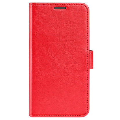 Crazy Horse Texture Leather Phone Case for ZTE Axon 40 Pro 5G Shockproof Folio Flip Cover Anti-fall Stand Case with Wallet