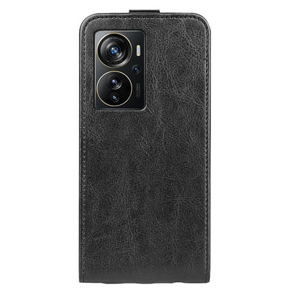 For ZTE Axon 40 Pro 5G Crazy Horse Texture Card Slot PU Leather Phone Cover Vertical Flip Phone Case