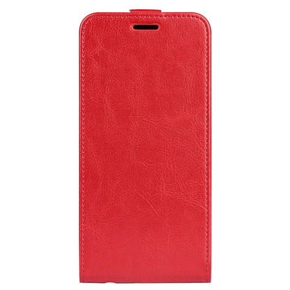 For ZTE Axon 40 Pro 5G Crazy Horse Texture Card Slot PU Leather Phone Cover Vertical Flip Phone Case