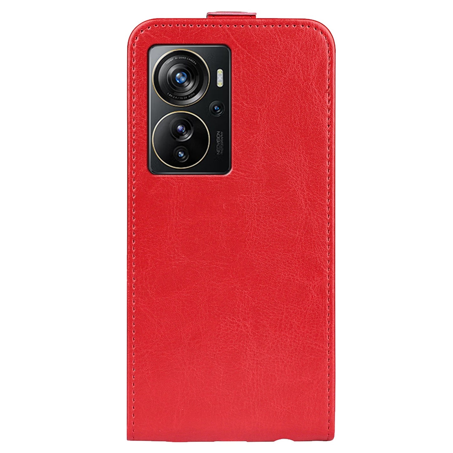 For ZTE Axon 40 Pro 5G Crazy Horse Texture Card Slot PU Leather Phone Cover Vertical Flip Phone Case