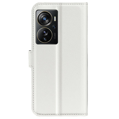 Wallet Phone Case for ZTE Axon 40 Pro 5G, Litchi Texture Stand Case Anti-scratch PU Leather Protective Cover