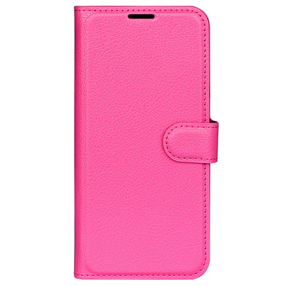 Wallet Phone Case for ZTE Axon 40 Pro 5G, Litchi Texture Stand Case Anti-scratch PU Leather Protective Cover