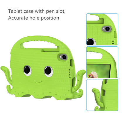 EVA Tablet Case for Lenovo Tab M8 Cute Cartoon Octopus Anti-drop Cover Protective Case with Handle and Shoulder Strap