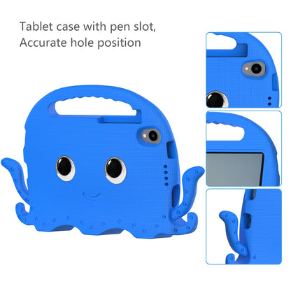 EVA Tablet Case for Lenovo Tab M8 Cute Cartoon Octopus Anti-drop Cover Protective Case with Handle and Shoulder Strap