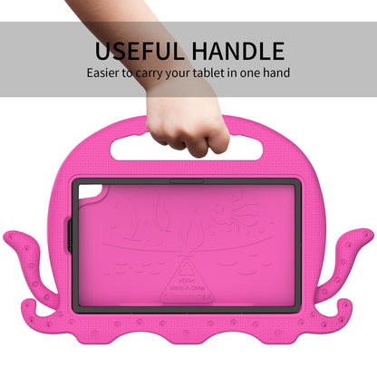 EVA Tablet Case for Lenovo Tab M8 Cute Cartoon Octopus Anti-drop Cover Protective Case with Handle and Shoulder Strap