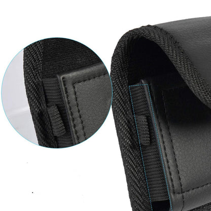 For Samsung Galaxy Z Flip4 5G / Flip3 5G PU Leather Waist Loop Phone Case Belt Clip Magnetic Flip Phone Bag