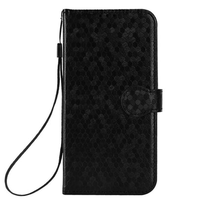 Anti-fingerprint Phone Case for ZTE Axon 40 Ultra 5G Dot Pattern Imprinted PU Leather Phone Case Wallet Stand Folio Flip Cover with Strap