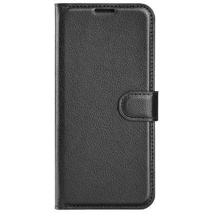 For Wiko T50 4G Litchi Texture Magnetic Clasp PU Leather Stand Phone Case Anti-scratch Wallet Protective Cover