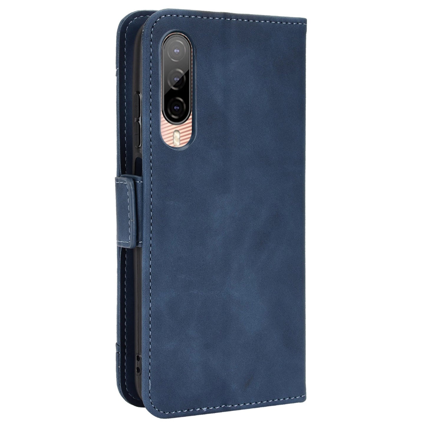 For HTC Desire 22 Pro 5G Bump Proof PU Leather Flip Wallet Case Multiple Card Slots Stand Magnetic Mobile Phone Cover