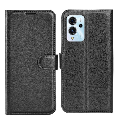 For ZTE Blade V40 Pro Shockproof Litchi Texture Folio Flip Phone Case PU Leather TPU Wallet Stand Cover