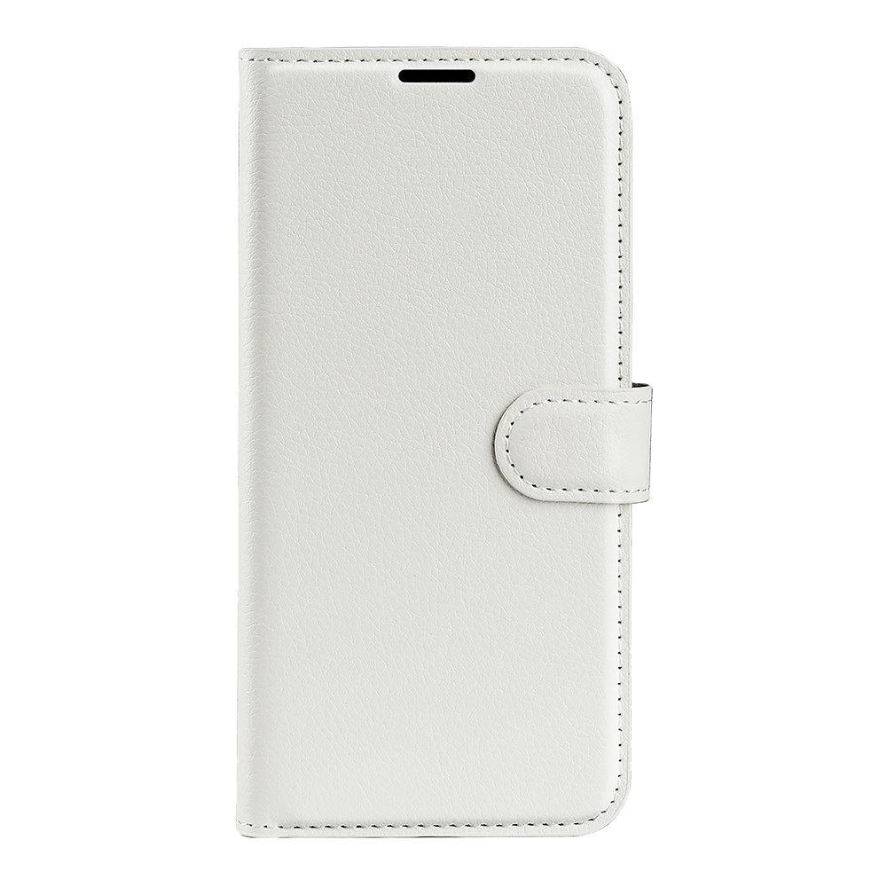 For ZTE Blade V40 Pro Shockproof Litchi Texture Folio Flip Phone Case PU Leather TPU Wallet Stand Cover