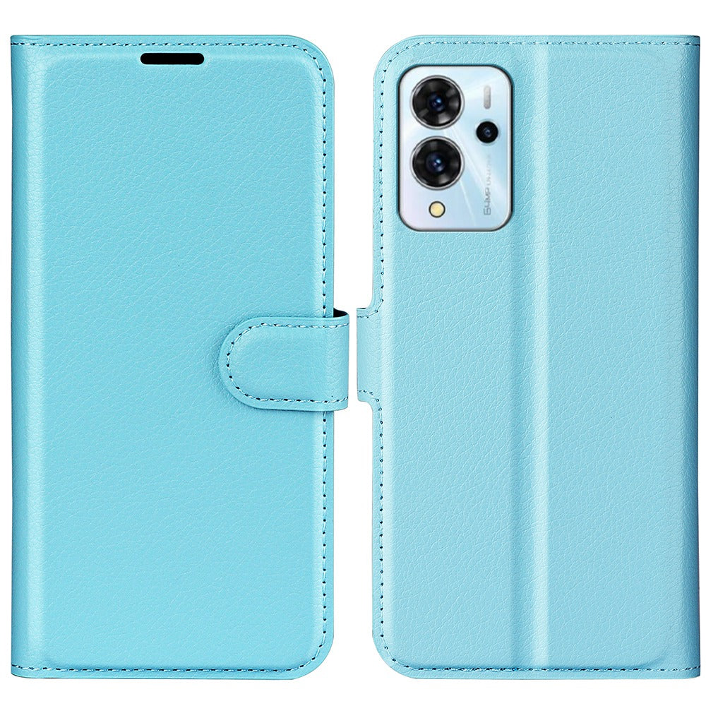 For ZTE Blade V40 Pro Shockproof Litchi Texture Folio Flip Phone Case PU Leather TPU Wallet Stand Cover