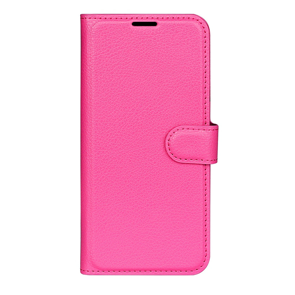 For ZTE Blade V40 Pro Shockproof Litchi Texture Folio Flip Phone Case PU Leather TPU Wallet Stand Cover