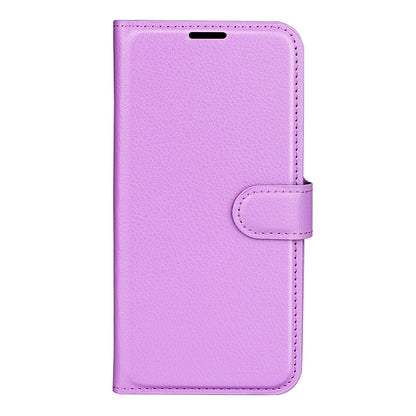 For ZTE Blade V40 Pro Shockproof Litchi Texture Folio Flip Phone Case PU Leather TPU Wallet Stand Cover