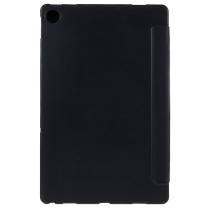 For Lenovo Tab M10 Plus (Gen 3) Light Thin Anti-wear PU Tablet Case Matte TPU Trifold Stand Cover