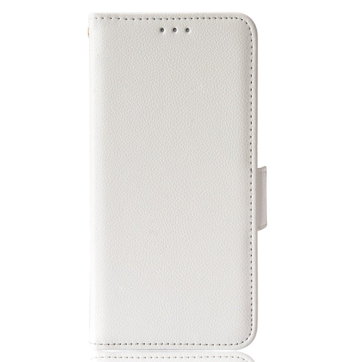 Litchi Texture Phone Cover for ZTE Axon 40 Ultra 5G, PU Leather Folio Flip Magnetic Clasp Case with Wallet Stand