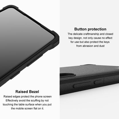 IMAK for Nokia G11 / G21 Soft TPU Case Matte Airbag Anti-drop Protection Cover with Screen Protector