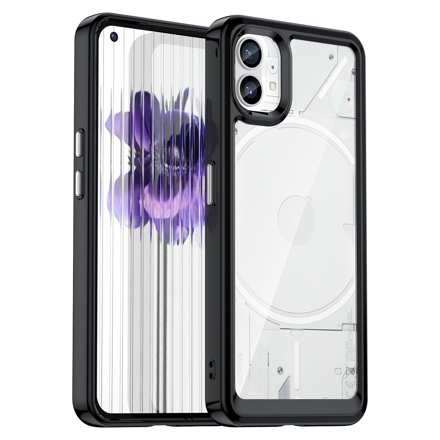 Anti-drop Phone Case for Nothing phone (1) 5G, Scratch-resistant Hybrid TPU + Acrylic Back Cover