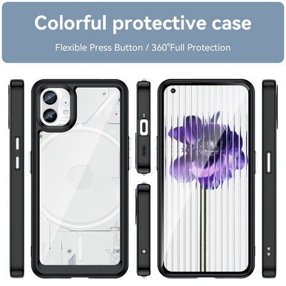 Anti-drop Phone Case for Nothing phone (1) 5G, Scratch-resistant Hybrid TPU + Acrylic Back Cover