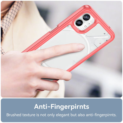 Anti-drop Phone Case for Nothing phone (1) 5G, Scratch-resistant Hybrid TPU + Acrylic Back Cover