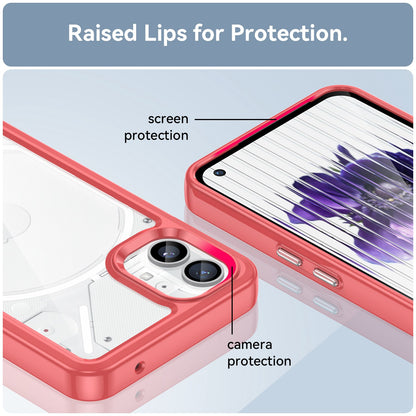 Anti-drop Phone Case for Nothing phone (1) 5G, Scratch-resistant Hybrid TPU + Acrylic Back Cover