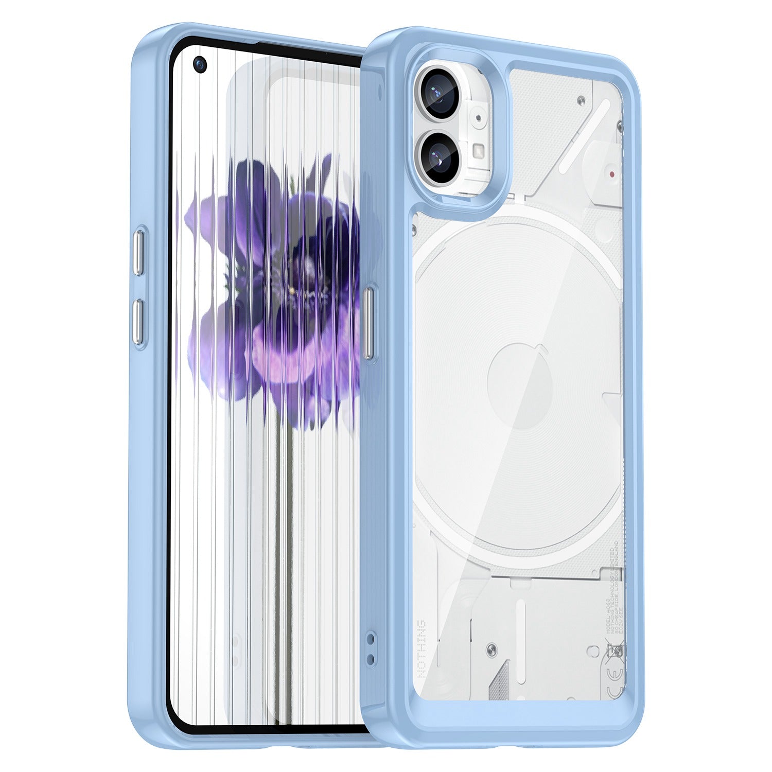 Anti-drop Phone Case for Nothing phone (1) 5G, Scratch-resistant Hybrid TPU + Acrylic Back Cover