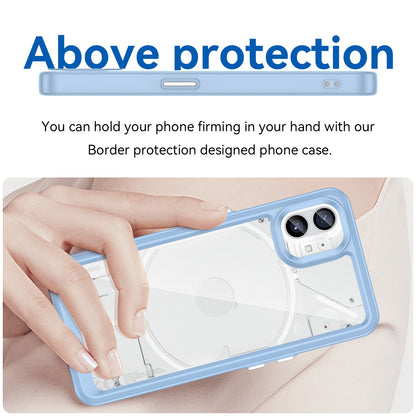 Anti-drop Phone Case for Nothing phone (1) 5G, Scratch-resistant Hybrid TPU + Acrylic Back Cover