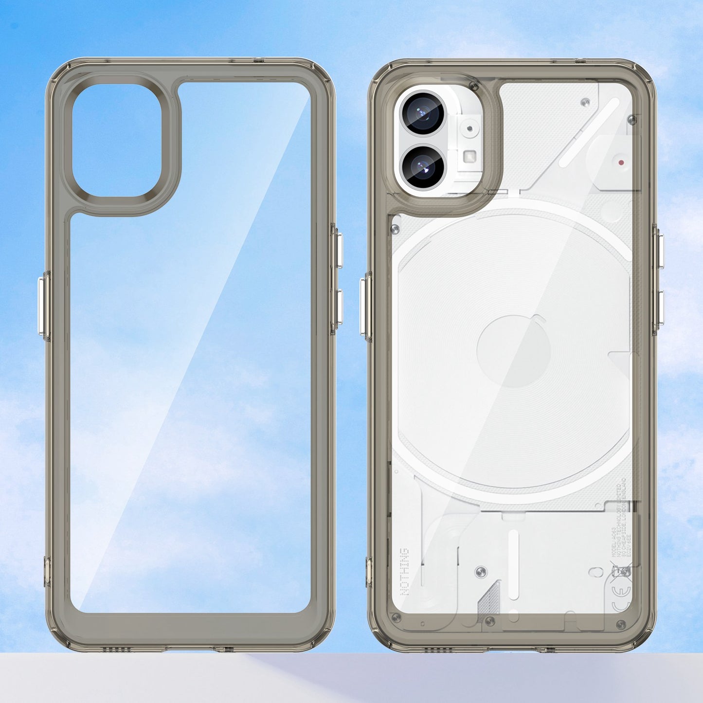 Anti-drop Phone Case for Nothing phone (1) 5G, Scratch-resistant Hybrid TPU + Acrylic Back Cover