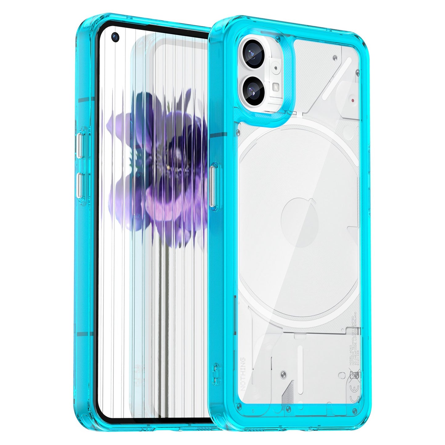 Anti-drop Phone Case for Nothing phone (1) 5G, Scratch-resistant Hybrid TPU + Acrylic Back Cover