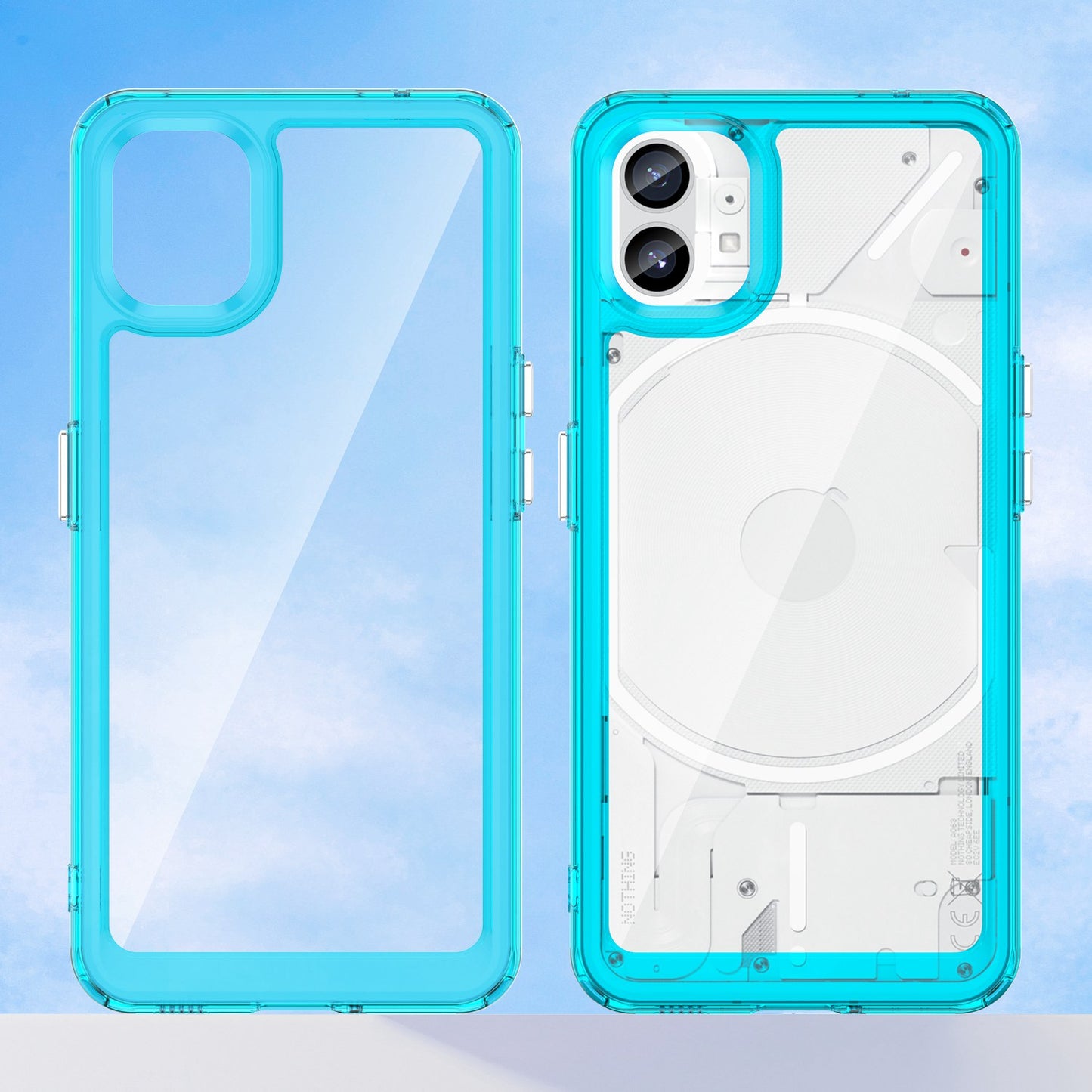 Anti-drop Phone Case for Nothing phone (1) 5G, Scratch-resistant Hybrid TPU + Acrylic Back Cover