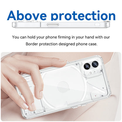 Anti-drop Phone Case for Nothing phone (1) 5G, Scratch-resistant Hybrid TPU + Acrylic Back Cover