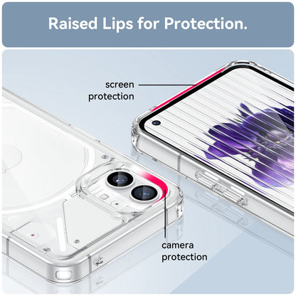 Anti-drop Phone Case for Nothing phone (1) 5G, Scratch-resistant Hybrid TPU + Acrylic Back Cover