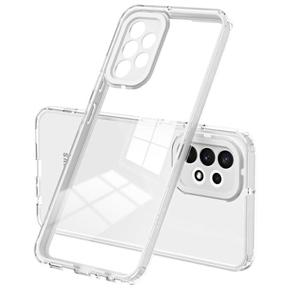 For Samsung Galaxy A52 4G / A52 5G / A52s 5G 3-in-1 Design Clear TPU + PC Phone Drop-proof Case Anti-scratch Back Cover