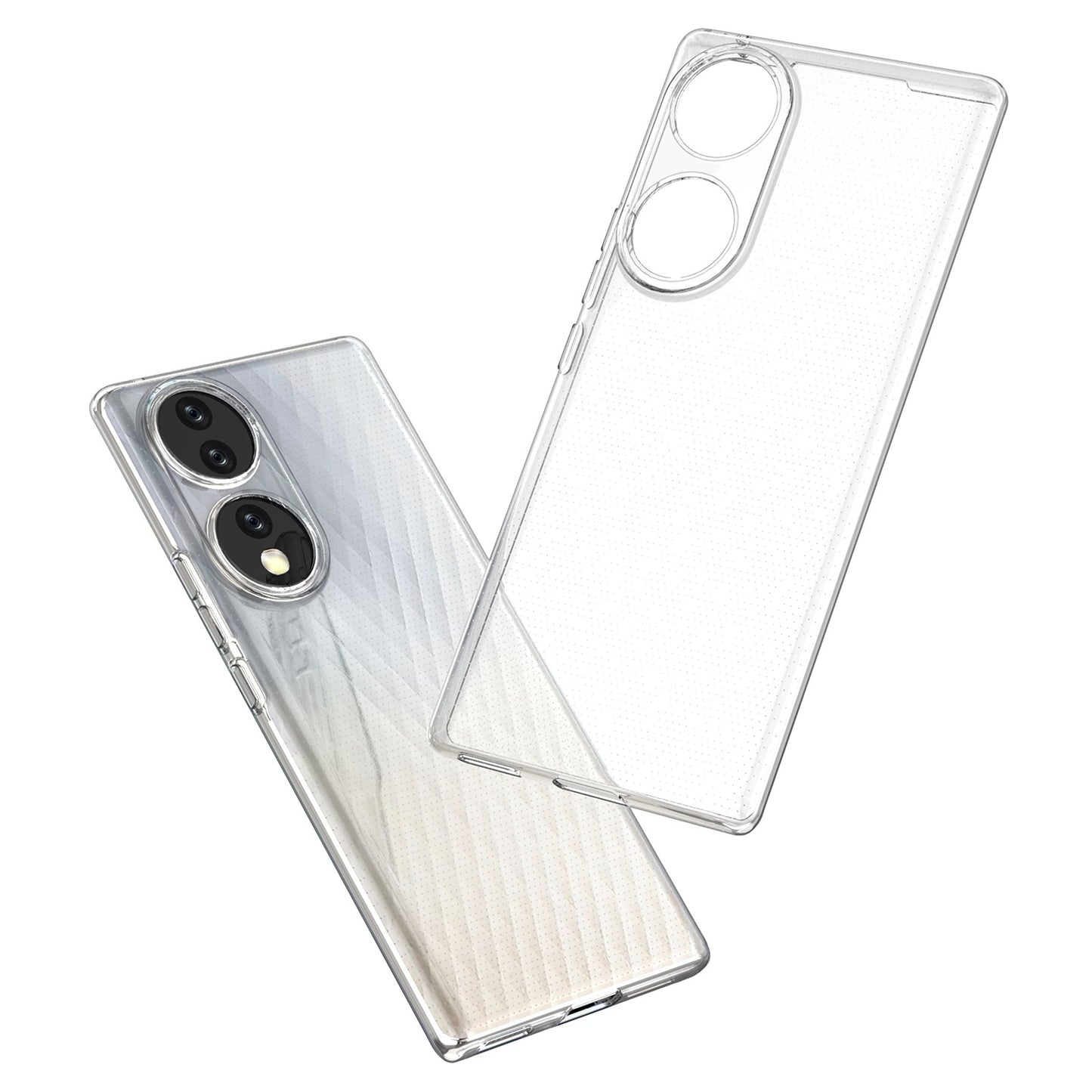 Crystal Clear TPU Case for Honor 70 5G, Drop-proof Anti-scratch Phone Protective Cover