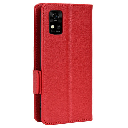 For ZTE Avid 589 / Avid Z589 Z5158 Full Protection Leather Case Litchi Texture Dual Magnetic Clasp Phone Cover with Stand Wallet