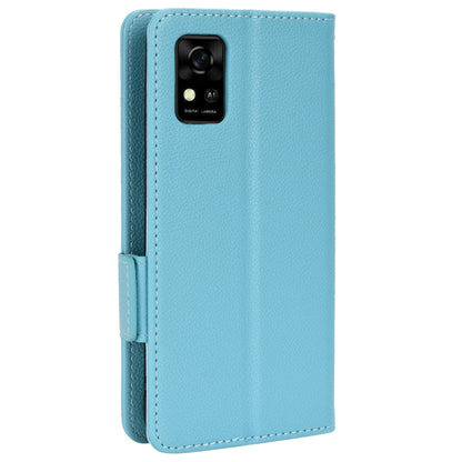 For ZTE Avid 589 / Avid Z589 Z5158 Full Protection Leather Case Litchi Texture Dual Magnetic Clasp Phone Cover with Stand Wallet