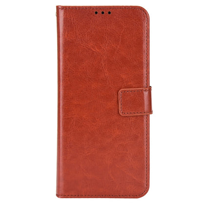 For Realme GT2 Explorer Master 5G TPU+PU Leather Wallet Phone Cover Crazy Horse Texture Stand Phone Shell with Strap