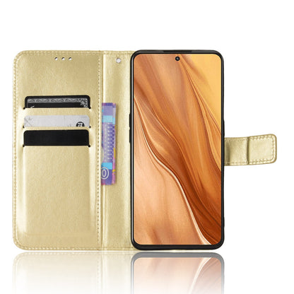 For Realme GT2 Explorer Master 5G TPU+PU Leather Wallet Phone Cover Crazy Horse Texture Stand Phone Shell with Strap