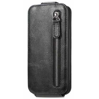 For Nothing phone (1) 5G PU Leather Zipper Vertical Flip Wallet Case Magnetic Closure Stand Protective Cover